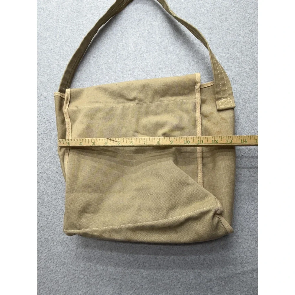 Vintage NBC Sports Wimbledon Bag Messenger‎ One Size Beige Canvas Tennis 1978